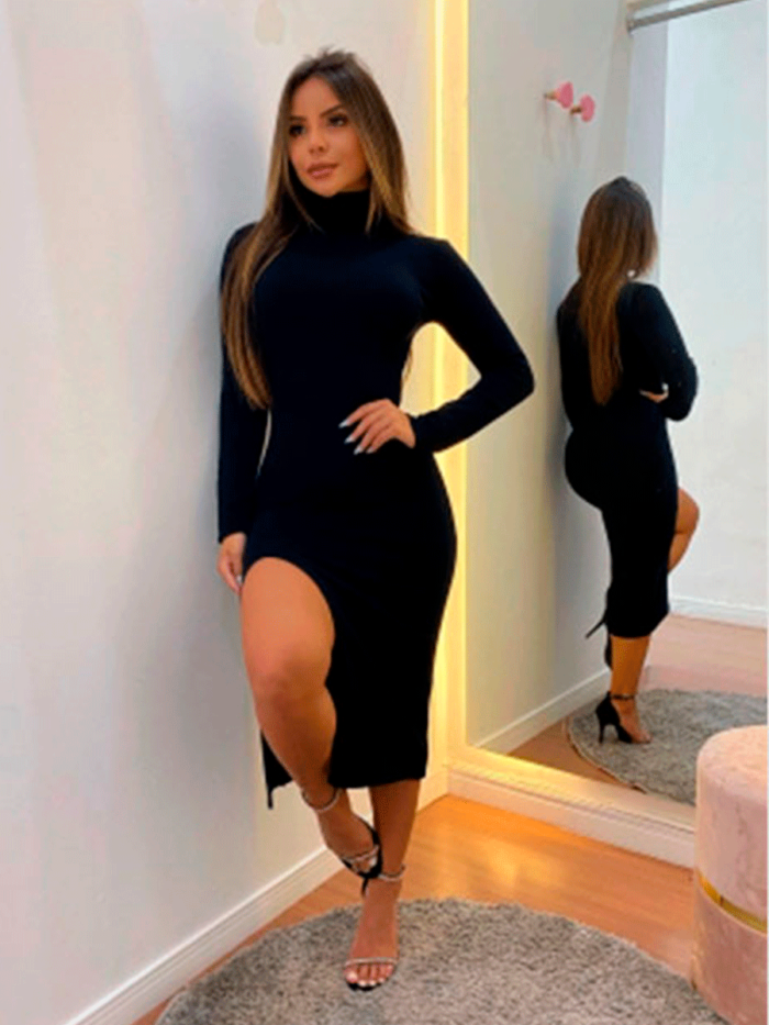 Vestido midi Maísa