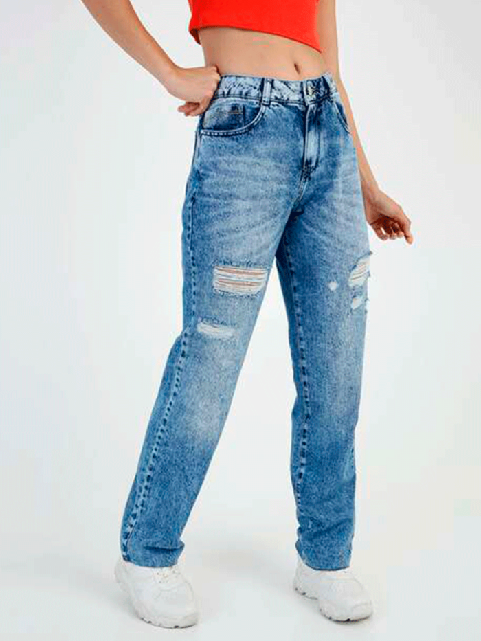 Calça jeans Azul